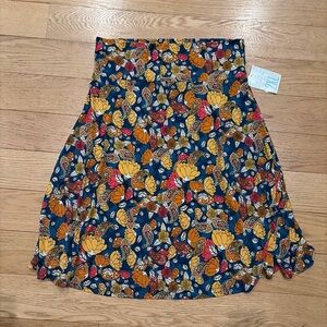 Lularoe NWT Azure Plus Size 2XL Plus Size Skirt Elastic Church Work C38